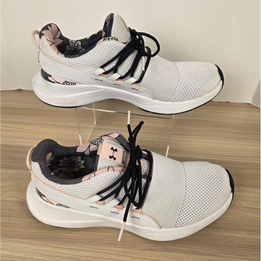 Under Armour Women's UA Charged Breathe FN Print Sport Style Shoes Size 8 US
